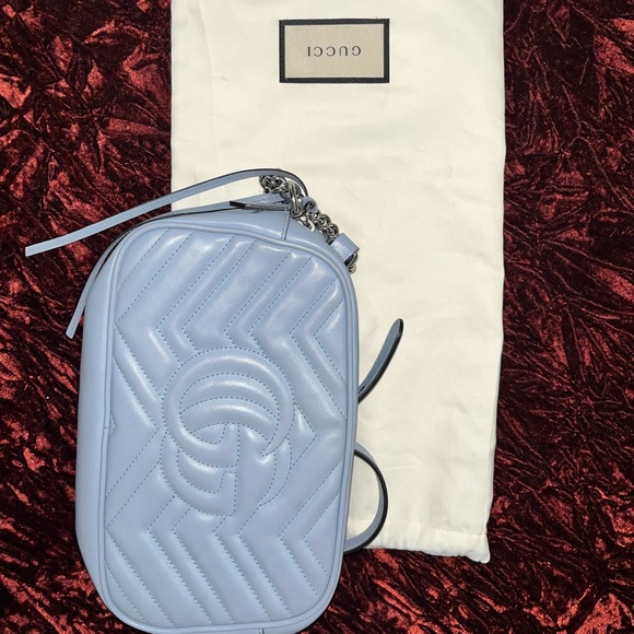 Light blue Gucci marmont bag mini - Picture 3 of 5